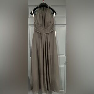 lavender dress fashion Lavender V Neck Ruffle Sleeve Eyelet Detail Maxi Dress *FINAL SALE* – SSYS main image 1